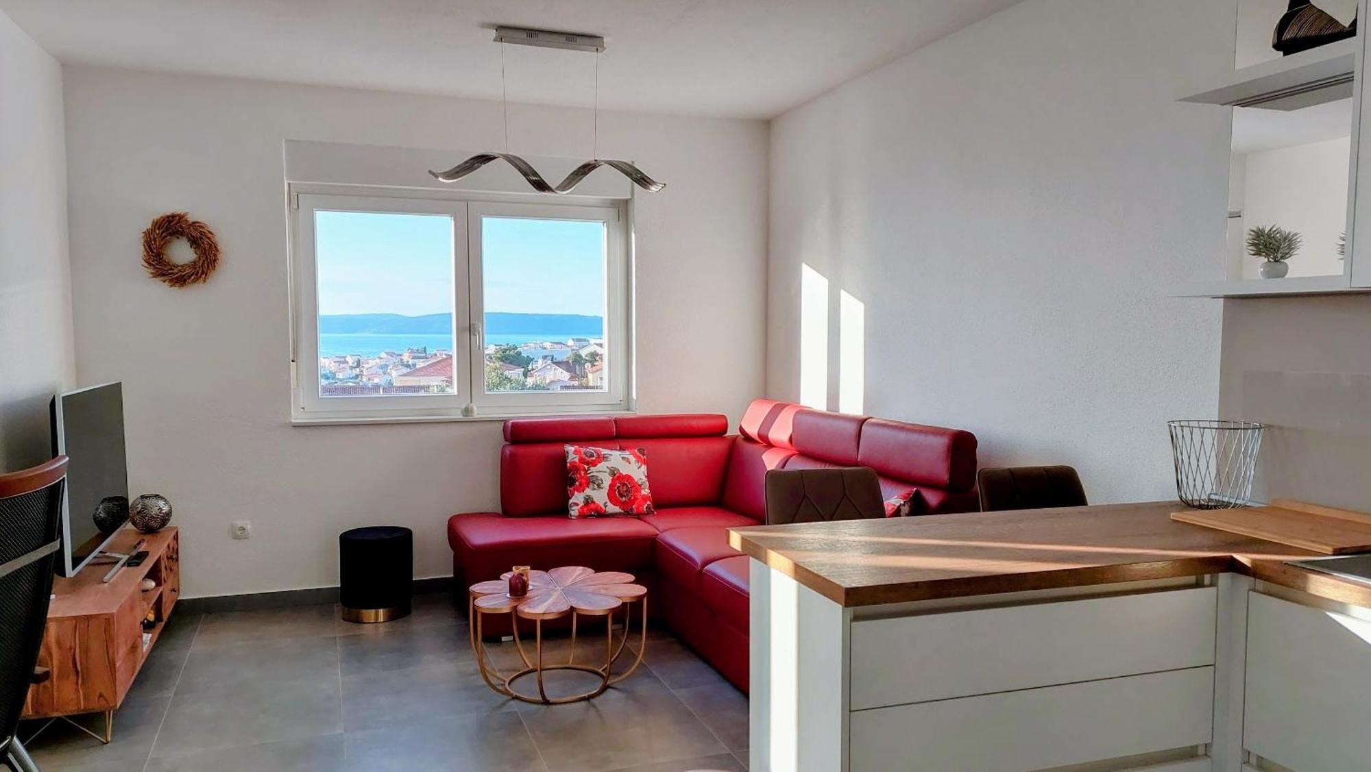 Apartment Vista Oasis With Pool And Terrace Trogir Exterior photo